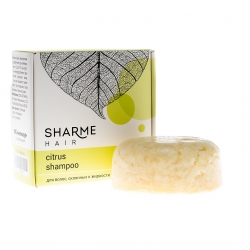 Натуральный твердый шампунь Sharme Hair Citrus (цитрус)